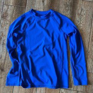 O’rageous blue swim shirt size 10-12